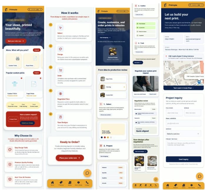 Printopia main dashboard